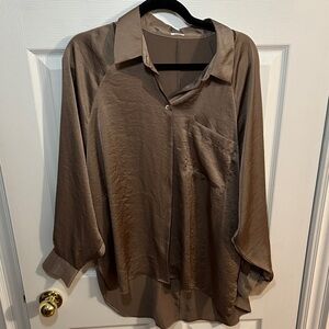 Wilfred Brown Blouse, Medium, worn once